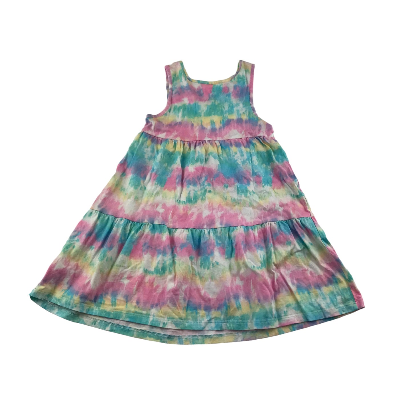 F&F Dress Age 5 Multicoloured Tie-Dye Cotton