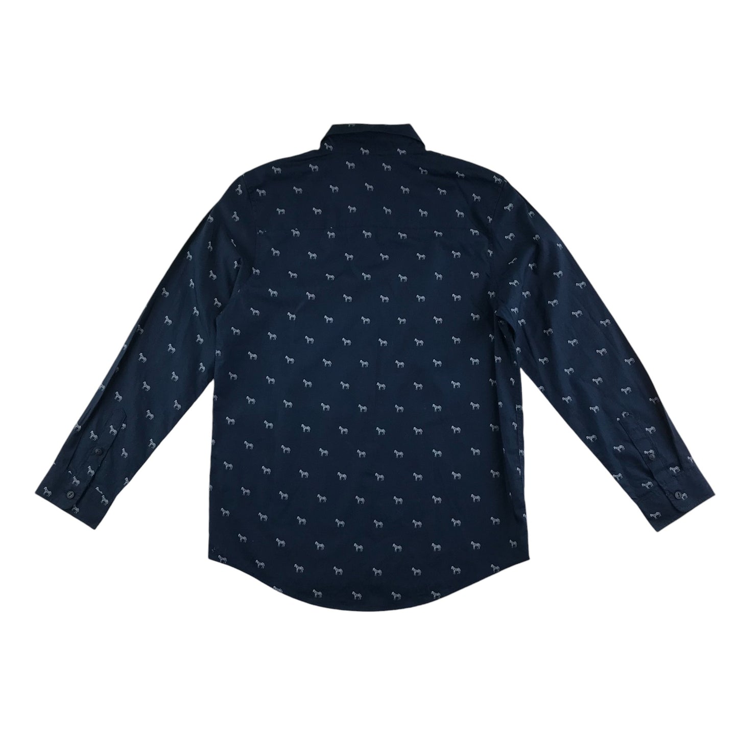 Next shirt 10-11 years navy graphic print