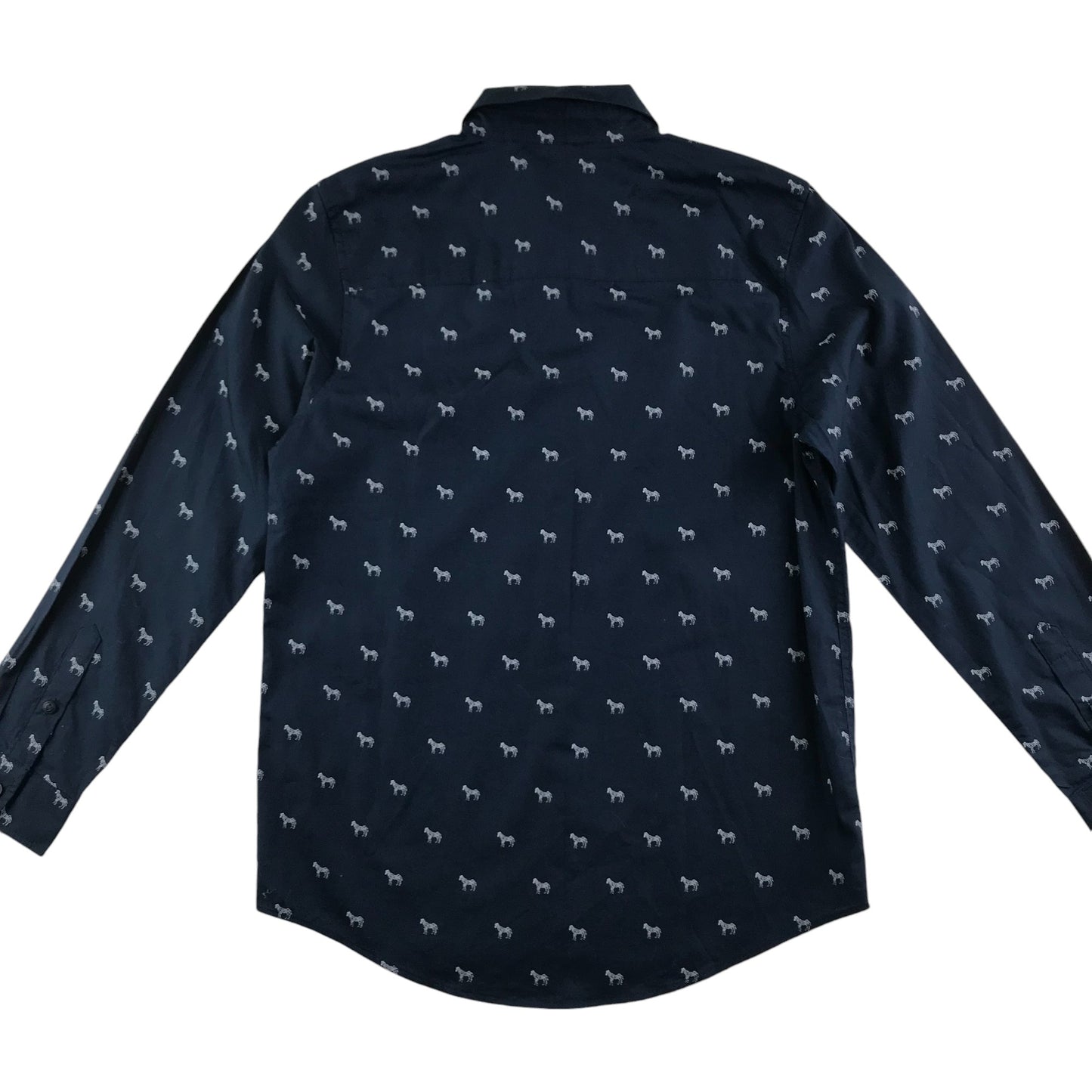 Next shirt 10-11 years navy graphic print