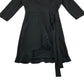 Boohoo dress women's 8 black frilled skirt