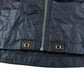 M&S light jacket 7-8 years navy plain full zipper