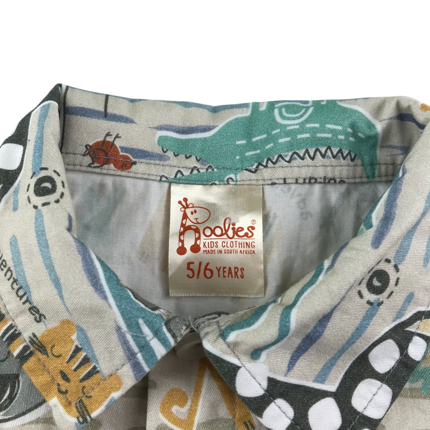 Hoolies shirt 5-6 years grey animal design cotton