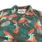 M&S shirt 6-7 years khaki parrot design cotton