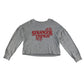 Primark Pyjamas Sweater women's S grey Netflix Stranger Things cropped