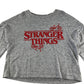 Primark Pyjamas Sweater women's S grey Netflix Stranger Things cropped