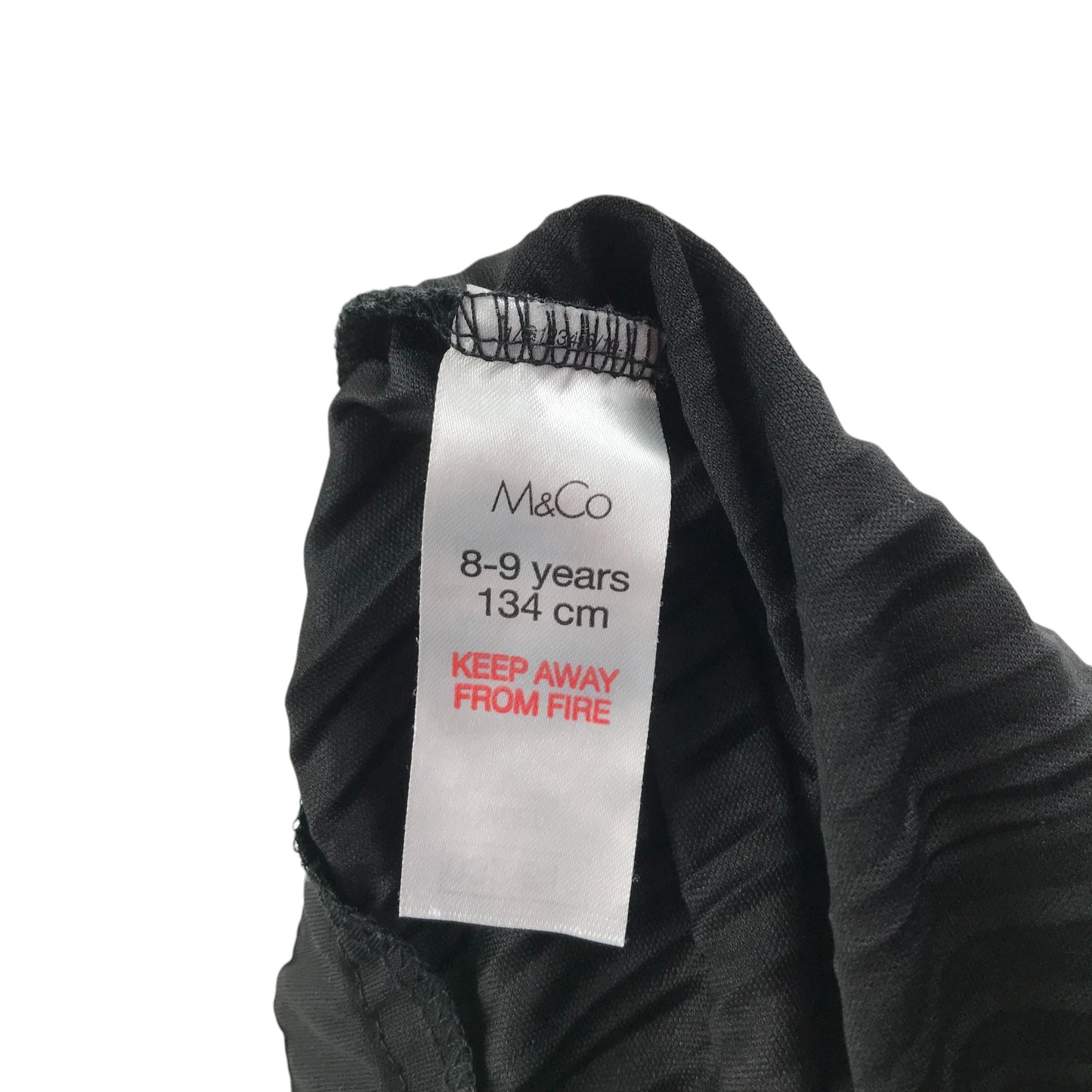 M&Co Trousers 8-9 Years Black Sparkly