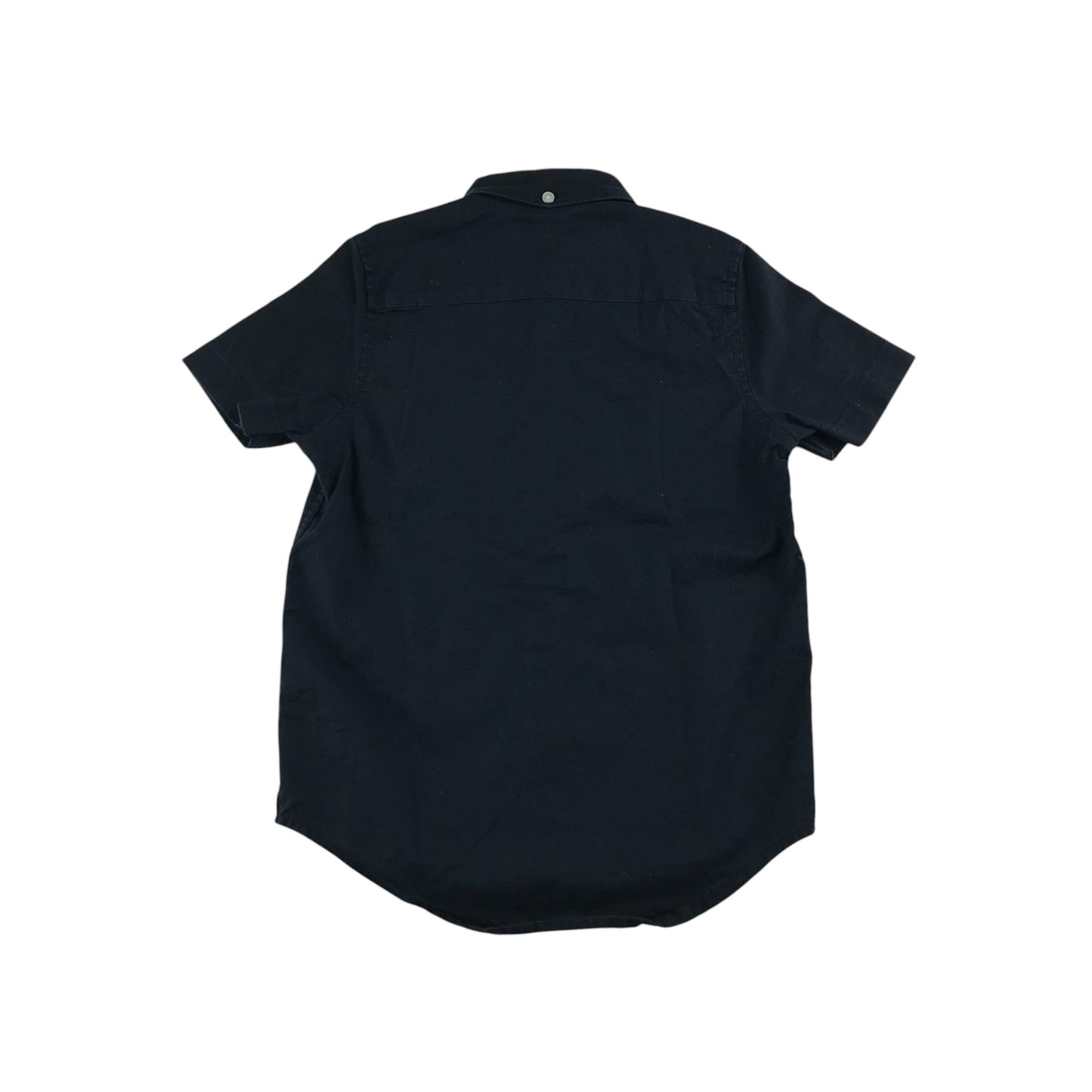 Next shirt 6-7 years navy plain with embroidered stag