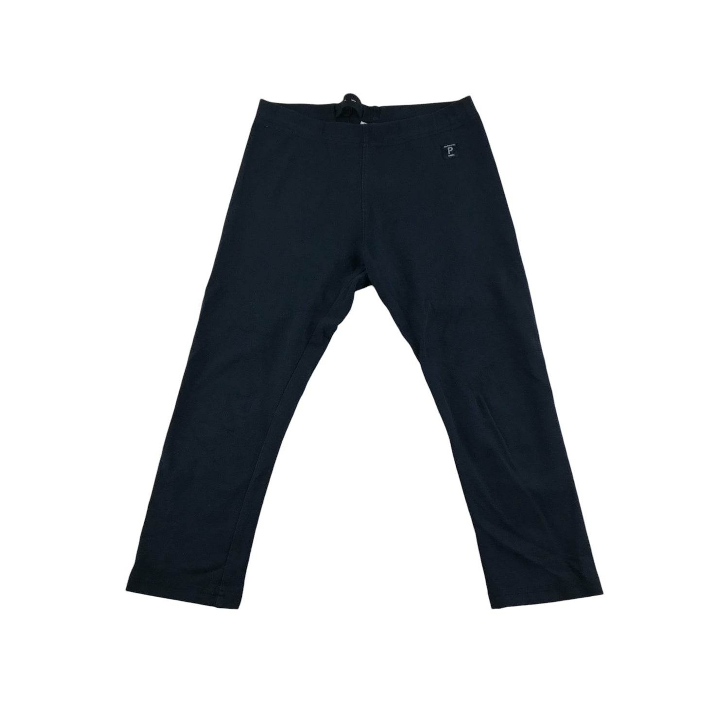 Polarn O.Pyret Leggings 9-10 Years Navy Plain with Logo