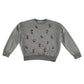 Primark sweater women's S grey Mickey and Mini Mouse embroidered design