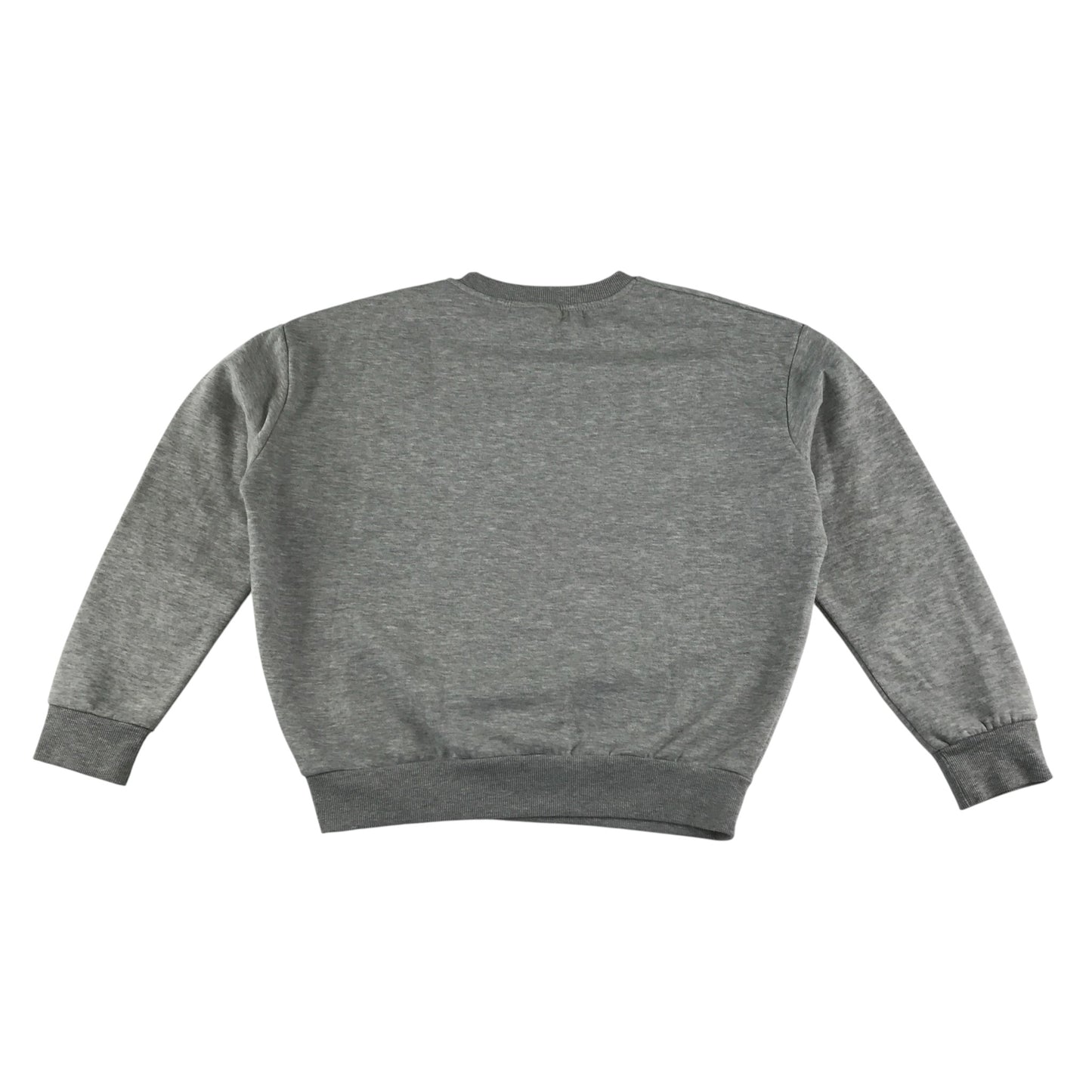 Primark sweater women's S grey Mickey and Mini Mouse embroidered design