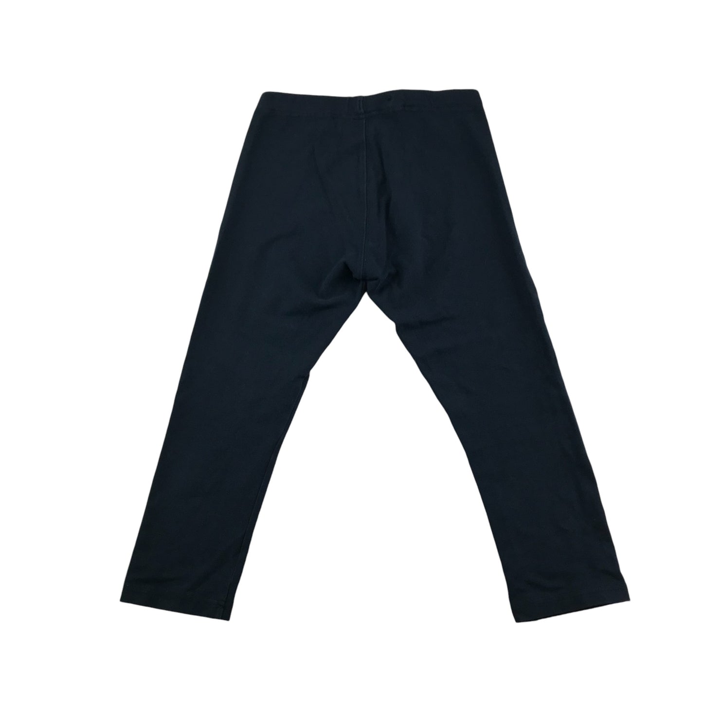 Polarn O.Pyret Leggings 9-10 Years Navy Plain with Logo