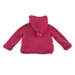 M&S Hooded Fleece 5-6 Years Pink Knit Zip Up