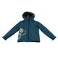 Mountain Warehouse Hooded Fleece 5-6 Years Turquoise Robot Pattern Cotton