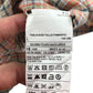 Benetton shirt 8-9 years orange checked with patches