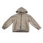 M&S Hooded Fleece 5-6 Years Beige Zip Up