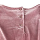 Minoti dress 6-7 years pink sleeveless velvety frilled shoulder