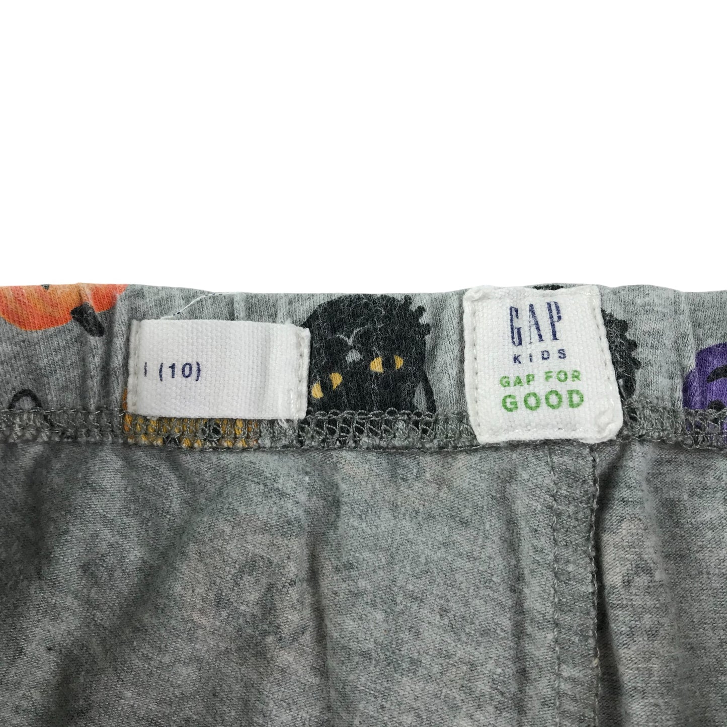 Gap leggings 9-10 years grey with Halloween emojis