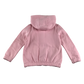 H&M Hooded Fleece 9-10 Years Pink Zip Up New York Text