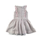Dani dress 4-5 years white and pink circle pattern design