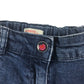Ou Pareil Jeans Age 9-10 Blue Floral Embroidered
