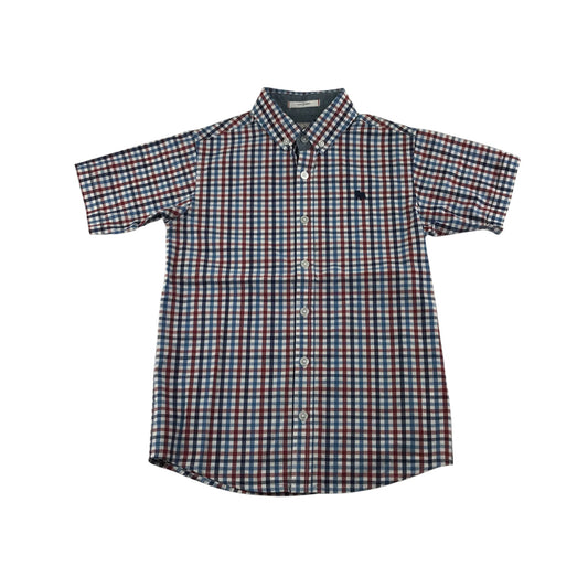 Jasper Conran shirt 9-10 years red and blue checked