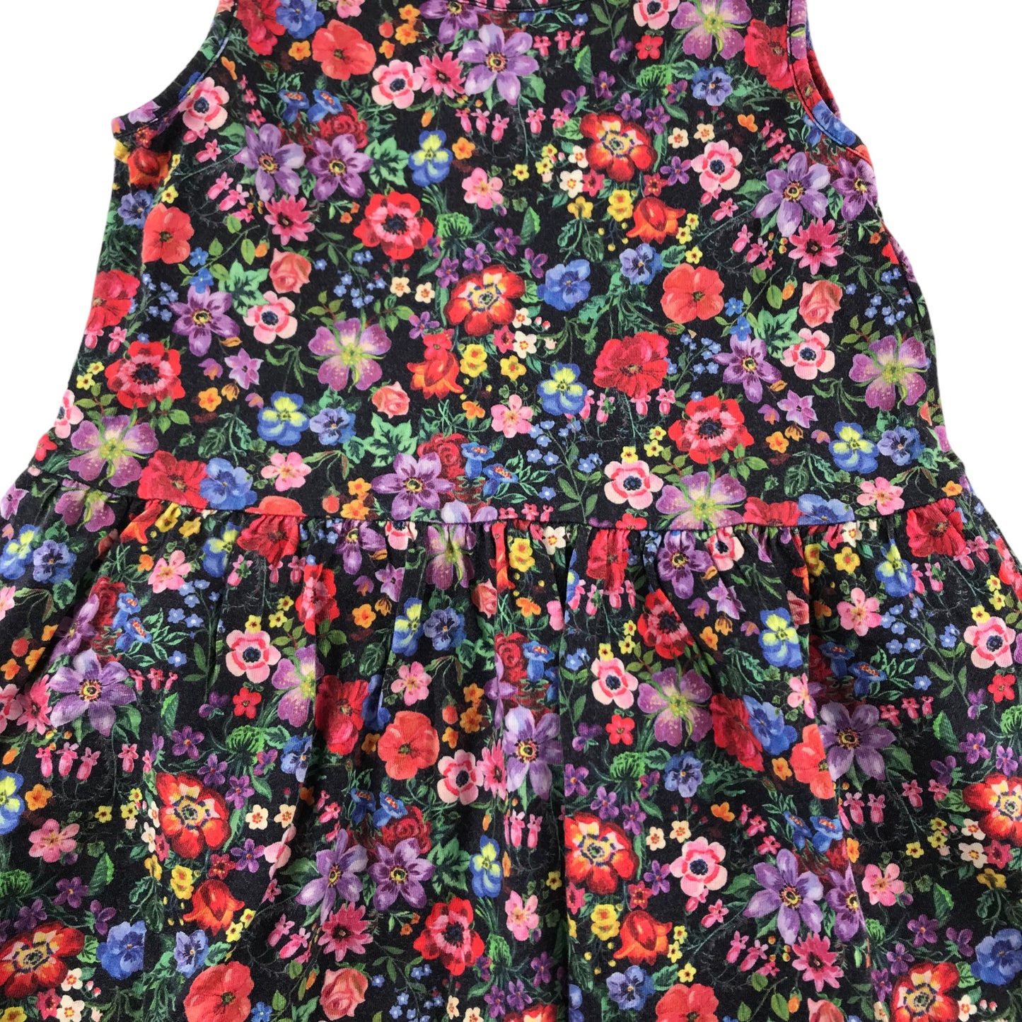 Natalie Lete x H&M Dress Age 7 Multicoloured Floral Pattern Cotton