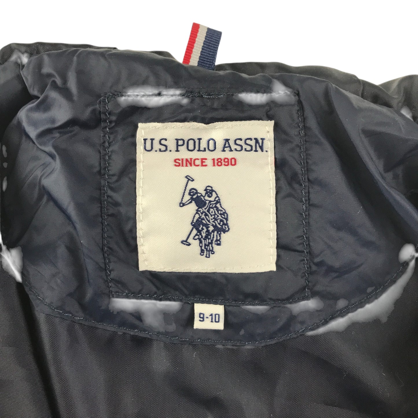 U.S. Polo Assn. jacket 9-10 years navy light puffer