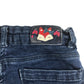 Ou Pareil Jeans Age 9-10 Blue Floral Embroidered