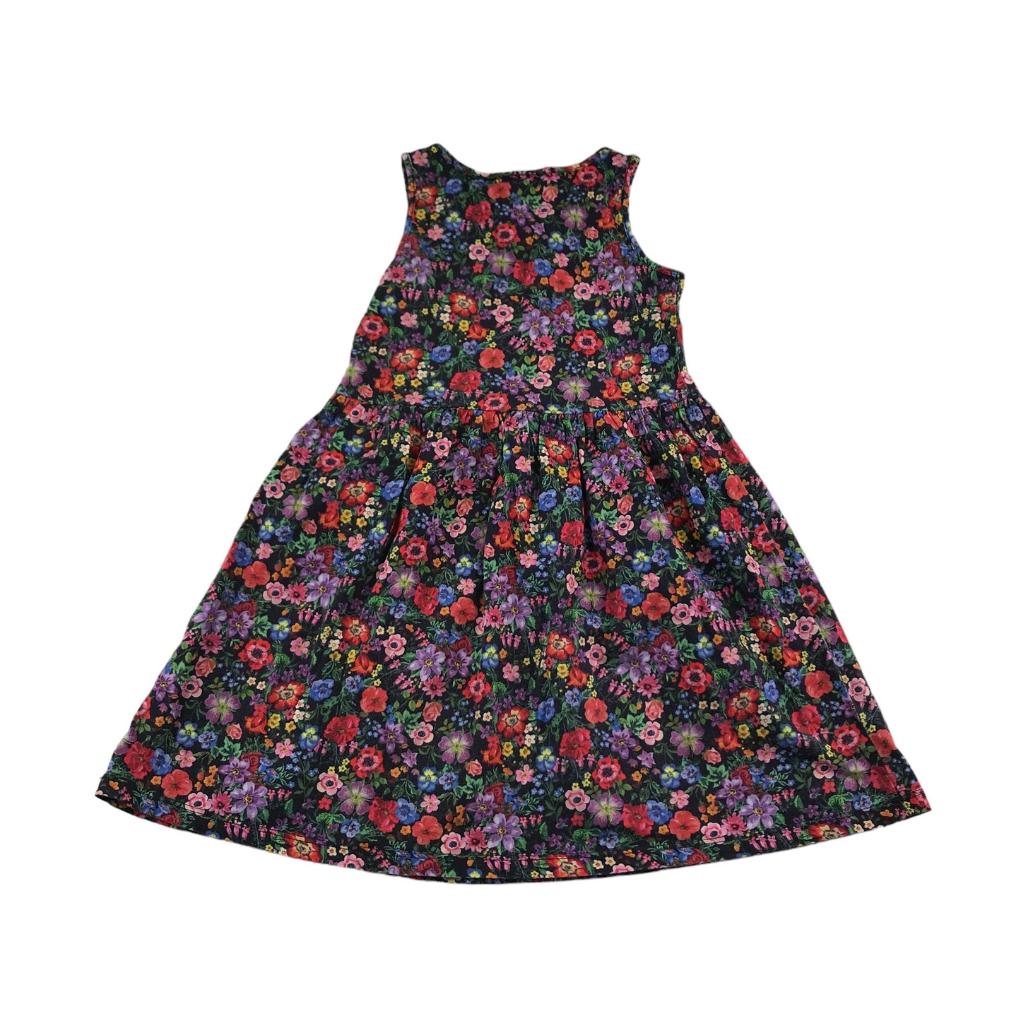 Natalie Lete x H&M Dress Age 7 Multicoloured Floral Pattern Cotton