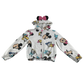 Primark Hooded Fleece 7-8 Years White Disney Print Zip Up