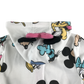 Primark Hooded Fleece 7-8 Years White Disney Print Zip Up