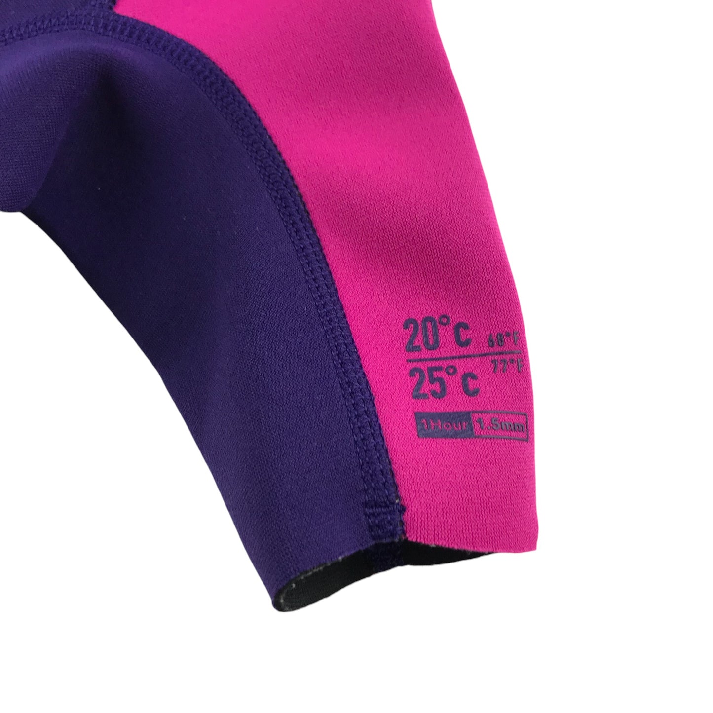 Decathlon Olaian swimsuit 6 years purple with pink detailing