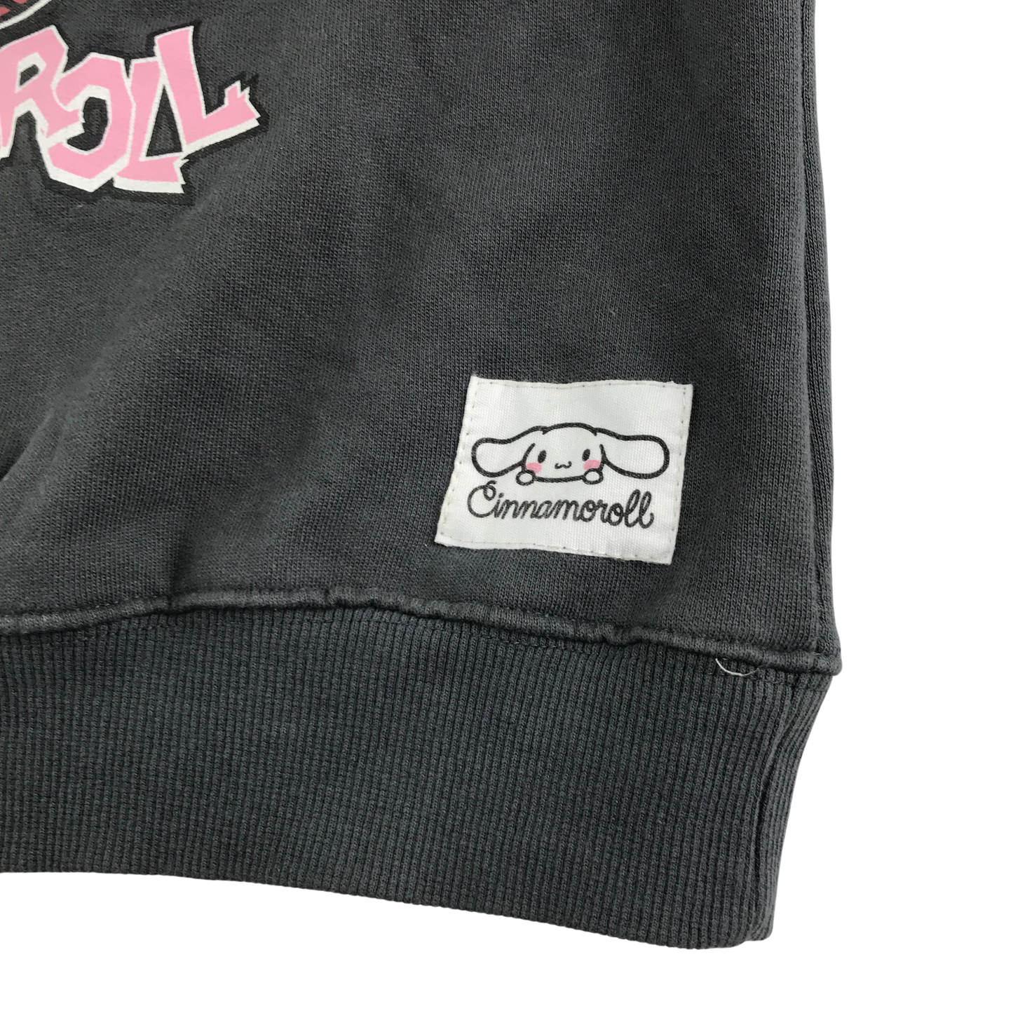 Zara Sweatshirt 11-12 Years Black Cinnamoroll Print Cotton