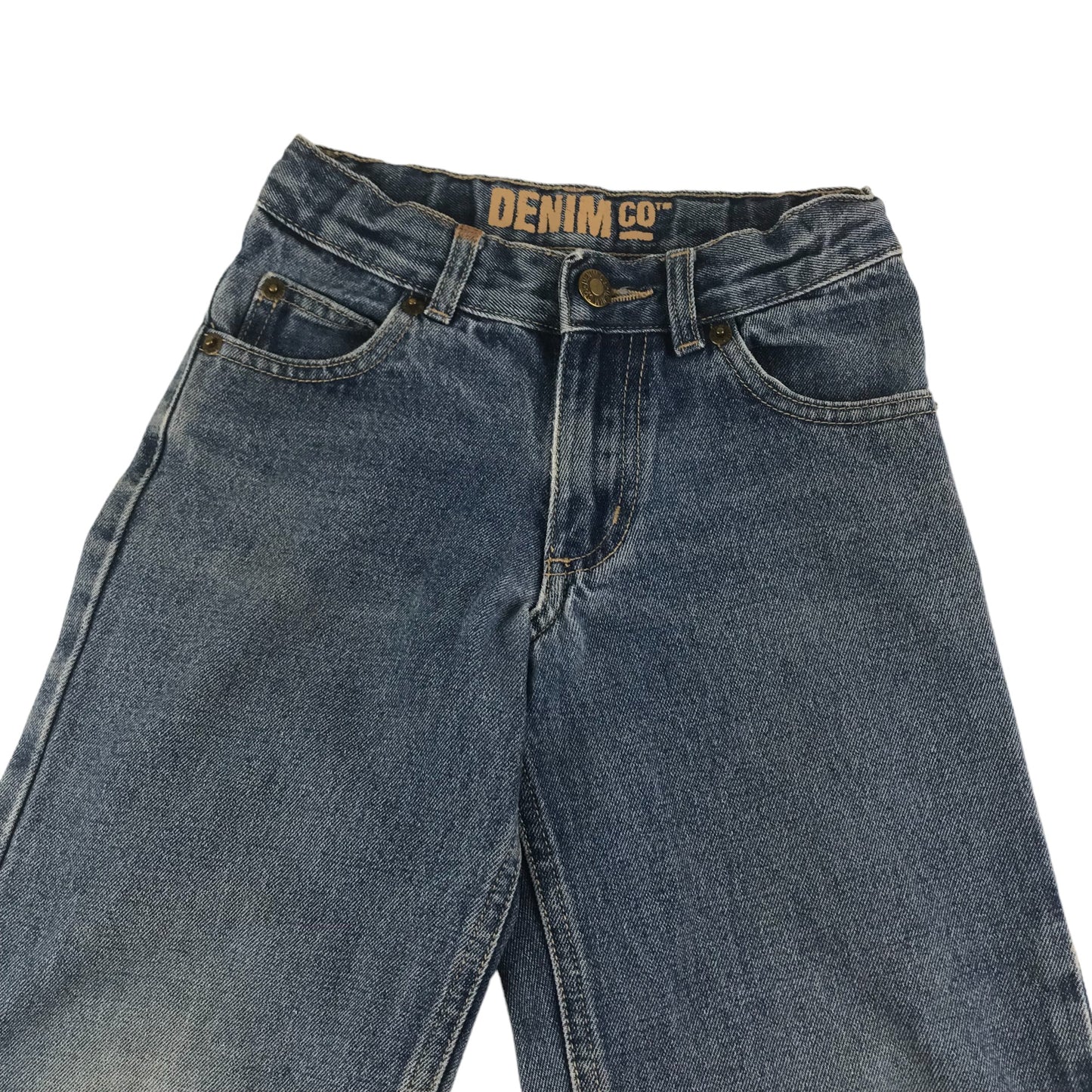 Denim Co Jeans Age 6 Blue Regular Fit Wide Leg