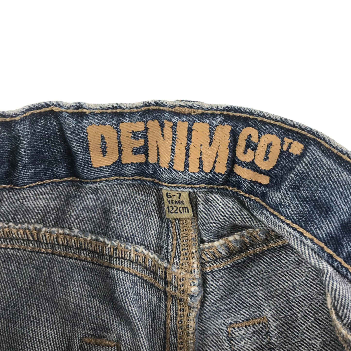 Denim Co Jeans Age 6 Blue Regular Fit Wide Leg