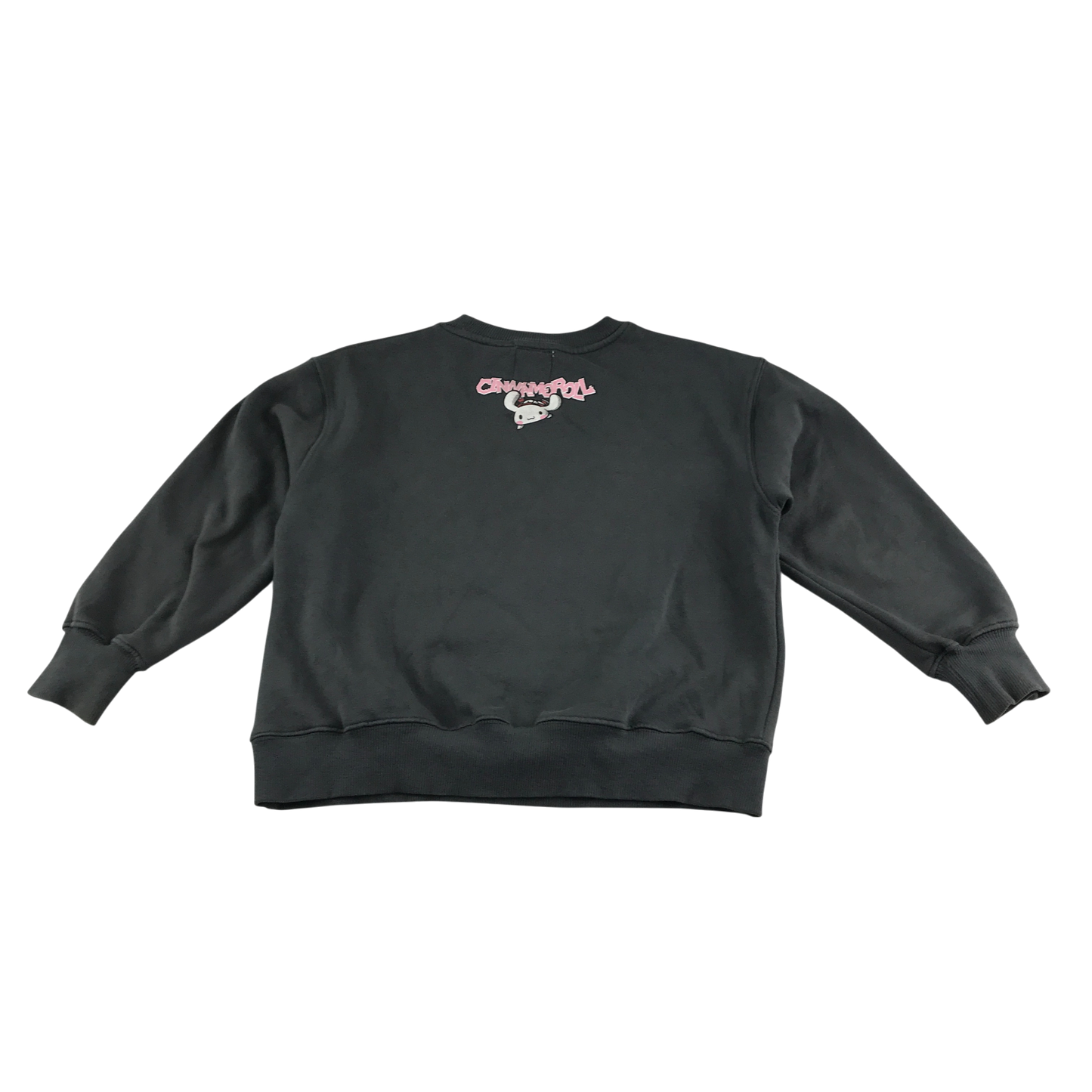 Zara Sweatshirt 11-12 Years Black Cinnamoroll Print Cotton