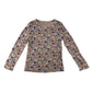 George t-shirt 5-6 years pink floral print long sleeve