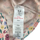 George t-shirt 5-6 years pink floral print long sleeve