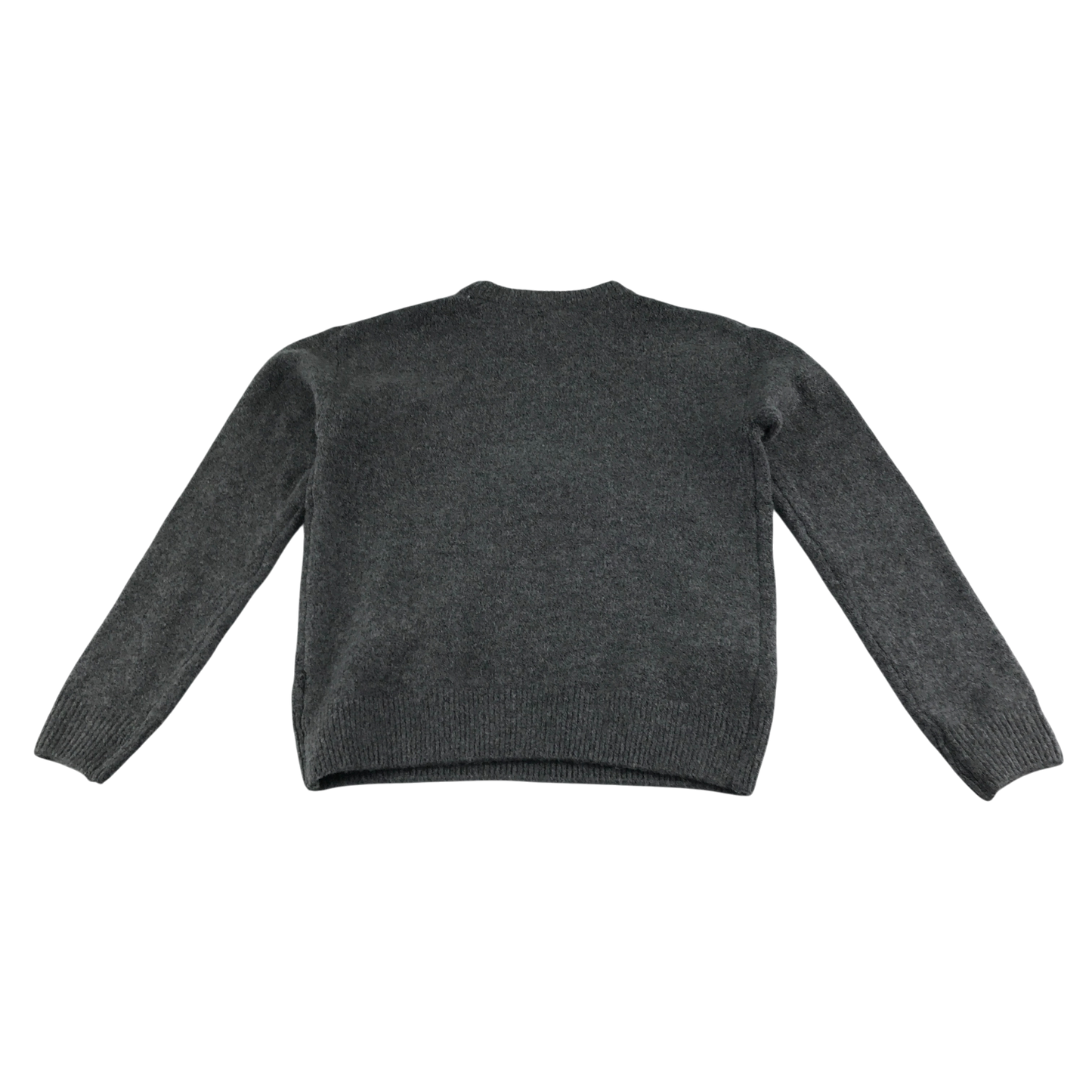 Primark Jumper 10-11 Years Grey with Black Ribbon Details