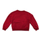Shein sweater 6 years red girls pony tail with bowtie