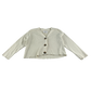 Zara Cardigan 11-12 Years Cream Button Up Rib Knit