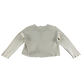 Zara Cardigan 11-12 Years Cream Button Up Rib Knit