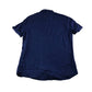 Next shirt men's M years navy plain button up linen