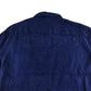 Next shirt men's M years navy plain button up linen