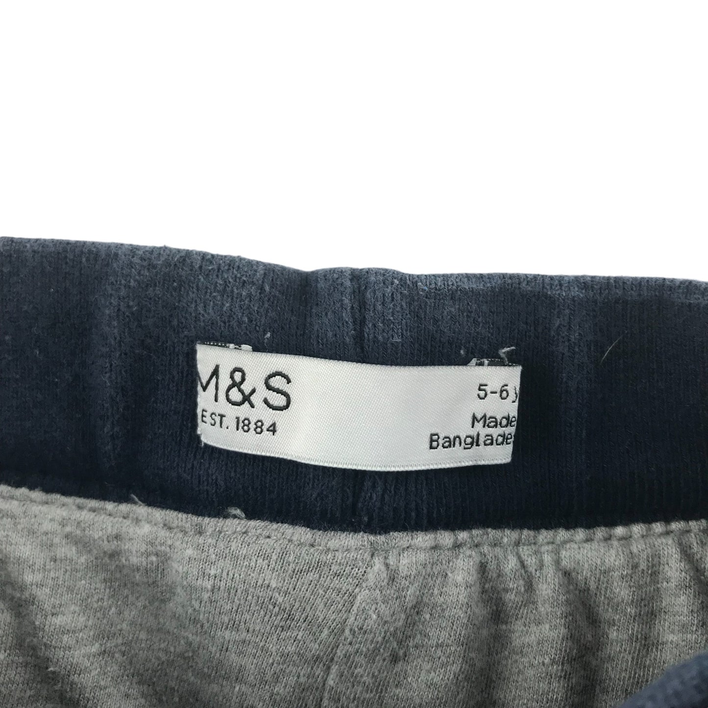 M&S Jeans Age 5 Blue Denim Pull Up Warm Lined