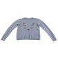 Lipsy Jumper 13-14 Years Blue Fluffy Knit with Sequin Pattern