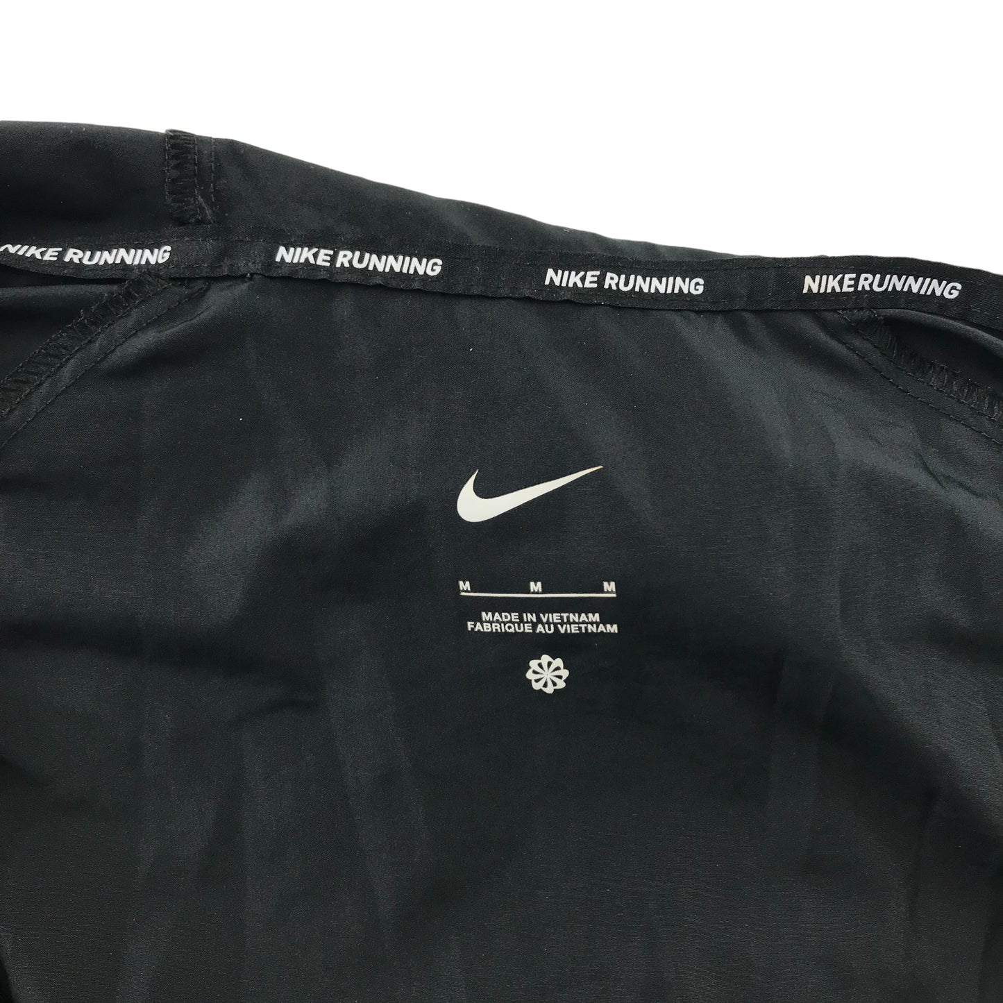 Nike Running jacket adult size M black lightweight