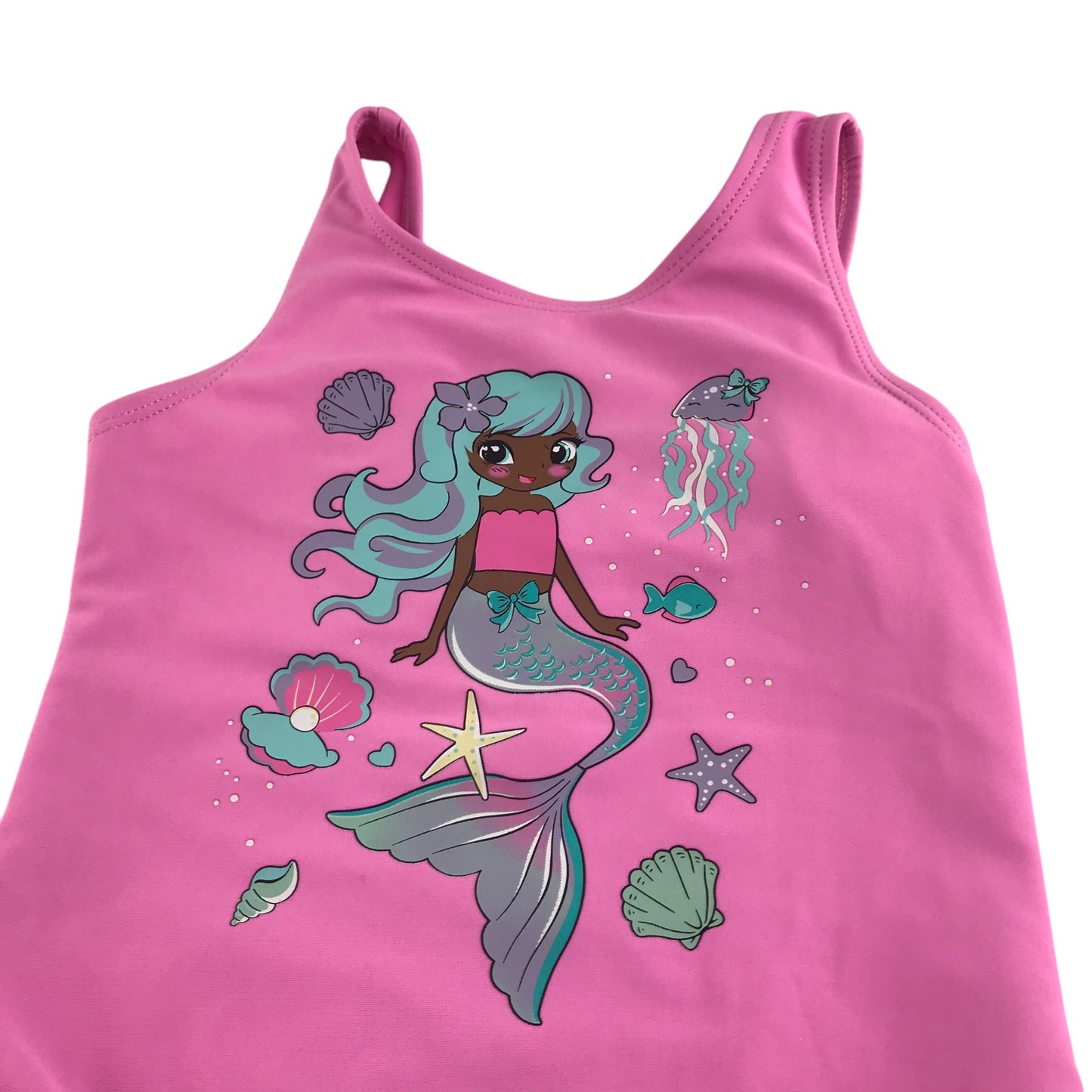 Primark swimsuit 4-5 years pink mermaid one piece cossie