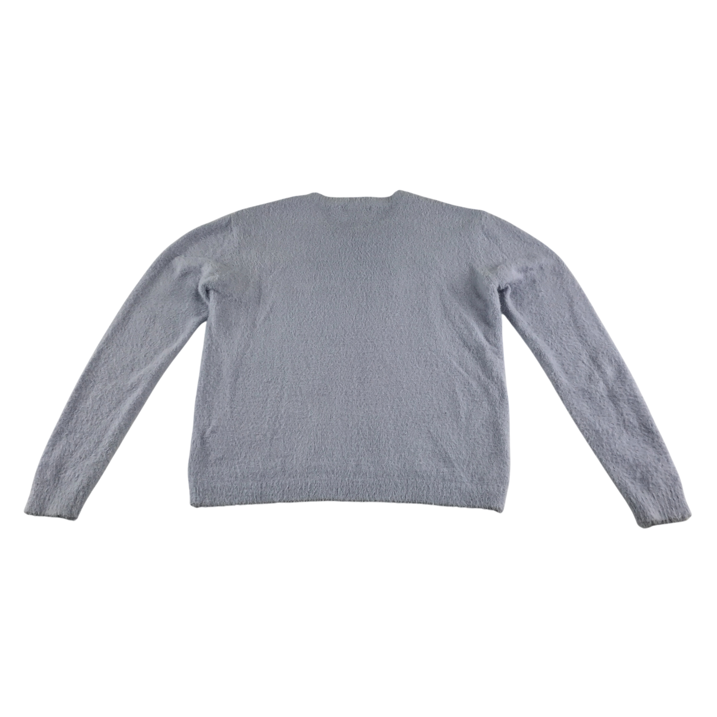 Lipsy Jumper 13-14 Years Blue Fluffy Knit with Sequin Pattern