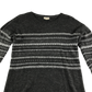 Fat Face Jumper UK 8 Grey with Festive Style Pattern